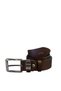Men's Leather Casual Belt – Brown - 2