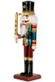 Christmas Ornament Lead Soldier Nutcracker with Sword Claret-Red-Blue 30 Cm. - 3