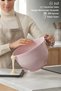 Mixer Bowl with Handle and Gasket, Non-Slip Base, Whisk Bowl, Mixing Bowl 3 Lt
