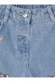 Esvab • Modern & Distinctive Popular Cartoon Hero Themed Embroidered Wide-Leg Girls' Jeans - 2