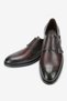 Men's Leather Double Buckle Classic Shoes – Brown - 4