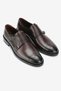 Men's Leather Double Buckle Classic Shoes – Brown - 2