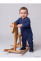 Rmz Gi̇yi̇m Farkiyla Devrik Roba Collar Baby Boy Jumpsuit