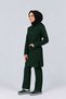 (Soft) Hijab-Friendly Hunter Green Lycra Women's Medical Uniform Doctor and Nurse Uniform Scrubs Surgical Suit - 2