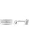 Ridgeline Rectangular Stainless Steel Cufflinks for Men