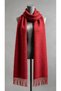 Puffy Cherry Scarf Shawl Shoulder Wrap - Curled Scarf Shawl - Puffy Cherry Soft Shoulder Wrap - 4