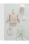 İncibaby 100% Cotton Baby Boy 5-Piece Hospital Discharge Set New Season (Autumn & Winter)