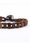 Natural Kuka Tree Men's Adjustable Bracelet with Lift Mechanism Eub15C - 2