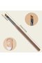 9Pcs Nail Brush Set Detail Work Pens with Stylish Brown Handles for Gel Nail Art Fine Line Painting - 6