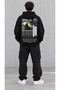 Hz. Ömer Bin Hattab Printed Unisex Hoodie – Black and White Graphic Design Hooded Sweatshirt - 3