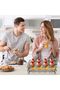 2 Pack Stackable Cooling Racks for Baking - طقم رفوف تبريد قابلة للتكديس | 13.4x9.4" Non-Stick Foldable Wire Racks for Cookies, Cake, Bread & Roasting - 8