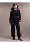 Nevavm with a Difference Lcw Petite Black Denim Straight Wideleg High Waist Wide Leg Women's Jean Pants