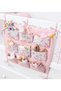 Baby 9-Pocket Tie-On Crib Side Organizer (Pink) - 2