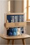 Mashallah Written Circumcision Room Decoration Mini Set Dark Blue Felt Writing Board with Stand Balloon Chain Circumcision Bed Ornaments - 4