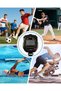 Professional Waterproof Stopwatch for Coaches,3-Row Large LCD Screen,10-Group Memory,Pace Mode,Clock - 2
