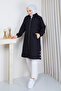 Women's Onion Patterned Pocketed Wear-And-Go Quilted Coat - 5