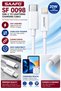 SF 0098 USB-C to Lightning Charging Cable, White - 2