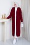 Women's Casual Knitwear Cardigan with Braided Pockets - 4