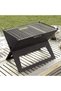 شواية فحم محمولة قابلة للطي على شكل دفتر ملاحظات، طراز BD-BBQ-10، مقاس 45×30 سم - 2
