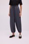 Wide-Letched Tracksuit with Elastic Waist - 4