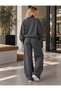 Fume Wide Leg High Neck Sweatpants Set - 3