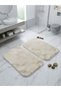 Siena Home Non-Slip Base 2-Piece Plush Bathroom Rug and Mat Set (60X50 2 Pieces) - 2