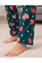 Women's Micro Suede Winter Elastic Comfortable Pajama Bottoms - 6