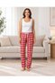 Women's Micro Suede Winter Elastic Comfortable Pajama Bottoms - 3
