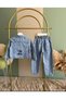 Girls' Denim Suit - 2