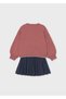 Girl's Skirt Set Pink - 3