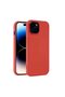 Husa Microfiber, pentru iPhone 16 Plus, Microfiber, TPU, Rosu - 2