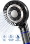 Glb-Stl41414 Black Filtered Shower Head with 5 Different Water Flows, Massage Effect, Chlorine and Limescale Filtering - 3