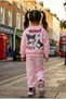 Kuromi̇ Printed 2-Piece Seasonal Bottom Top Girl's Suit - 3