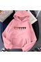 Unisex Pink Hooded Oversize Sweatshirt Comfortable Fit Cotton with Fleece Inside