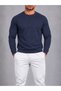 Men's Crew Neck Knitwear Sweater Sweatshirt Black/Navy Blue/Brown/Grey
