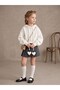Girl's Heart Detailed Crop Sweatshirt - 4