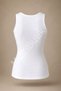 Wide Strap Women's Tank Top – White-7 - 3