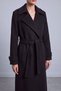 Women's Cuff Detailed Belted Long Coat 15272