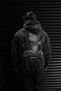 Unisex Anthracite Washed Relaxed Cut Kangaroo Pocket Hooded Streetwear Hoodie