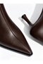 Women's Skin-Looking Thin Heeled Pointed Toe Non-Slip Zippered Stylish and Elegant Ankle Boots - 3