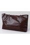 Women's Bitter Brown XL Three-Compartment Business School Shoulder Tote Bag - 5