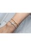 Saw Brand Swan Model Waterway Zircon Stone Women's Steel Bracelet - 3