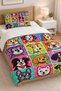 Colorful Dogs Patterned Single Children's Duvet Cover Set - with Sheets - 2
