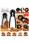Large Cast Metal Walnut - Hazelnut Cracker Premium High Quality () Glbl-Stl57839 - 2