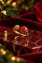 Zircon Stone Detailed Ladybug Model Adjustable Ring - 4