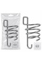 Chrome - Metal Fönlük Fön Machine Hanger with Adhesive Strap (5047)