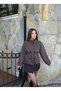 Women's Short Stand Collar Double Button Belted Trench Coat