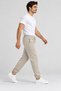 Men's Stone 3 Thread Sweatpants with Soft Textured Cotton and Elastic Cuffs - 3