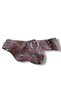 Women's Tan Brown Snake Pattern Textured Buckle Leather Belt - Elowyn Asymmetric Casual Belt - Standard B