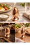 Hand Embossed Copper Salt Bowl Decorative Tableware Salt and Spice Bowl - 3
